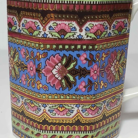 2 Takahashi Paisley Mugs Vintage - Picture 5 of 6